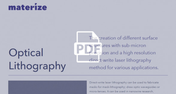 Optical lithography flyer