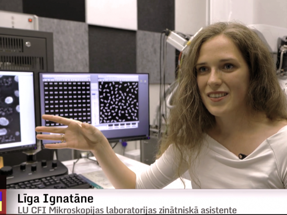 A rising star at the ISSP UL’s nanotechnology research – Līga Ignatāne