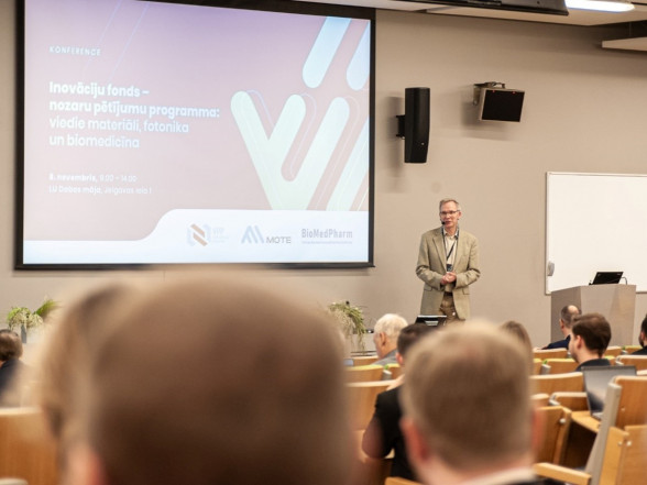Innovation fund conference highlights advances in smart materials, photonics, and biomedicine research in Latvia