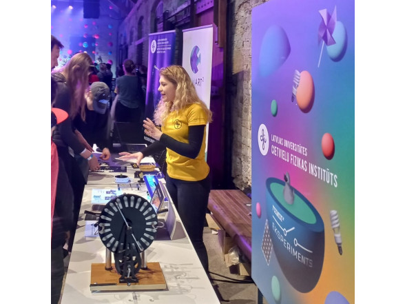 The ISSP UL participates in the Latvian Physics Festival
