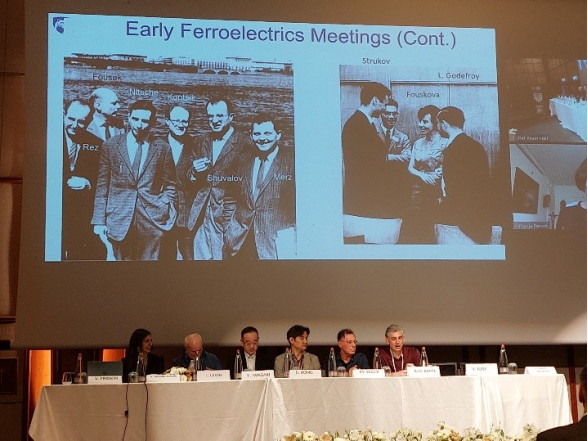 Presentation of research results at the 15th International Meeting on Ferroelectricity